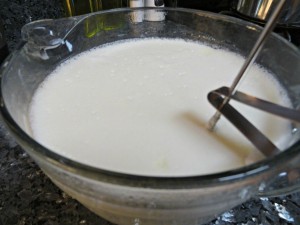 Solidified yogurt