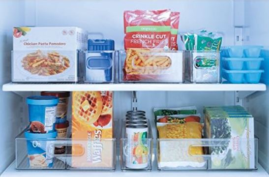 Refrigerator Organization - InterDesign Refrigerator or Freezer Storage Bin – Food Organizer Container for Kitchen - Deep Drawer, Clear