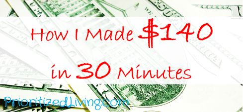 How I Made 140 Dollars in 30 Minutes