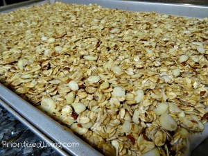 Compacted granola