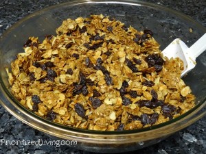 Finished granola