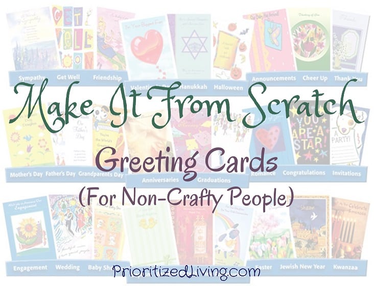 Make It From Scratch Greeting Cards