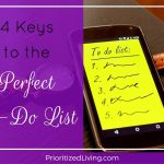 4 Keys to the Perfect To-Do List