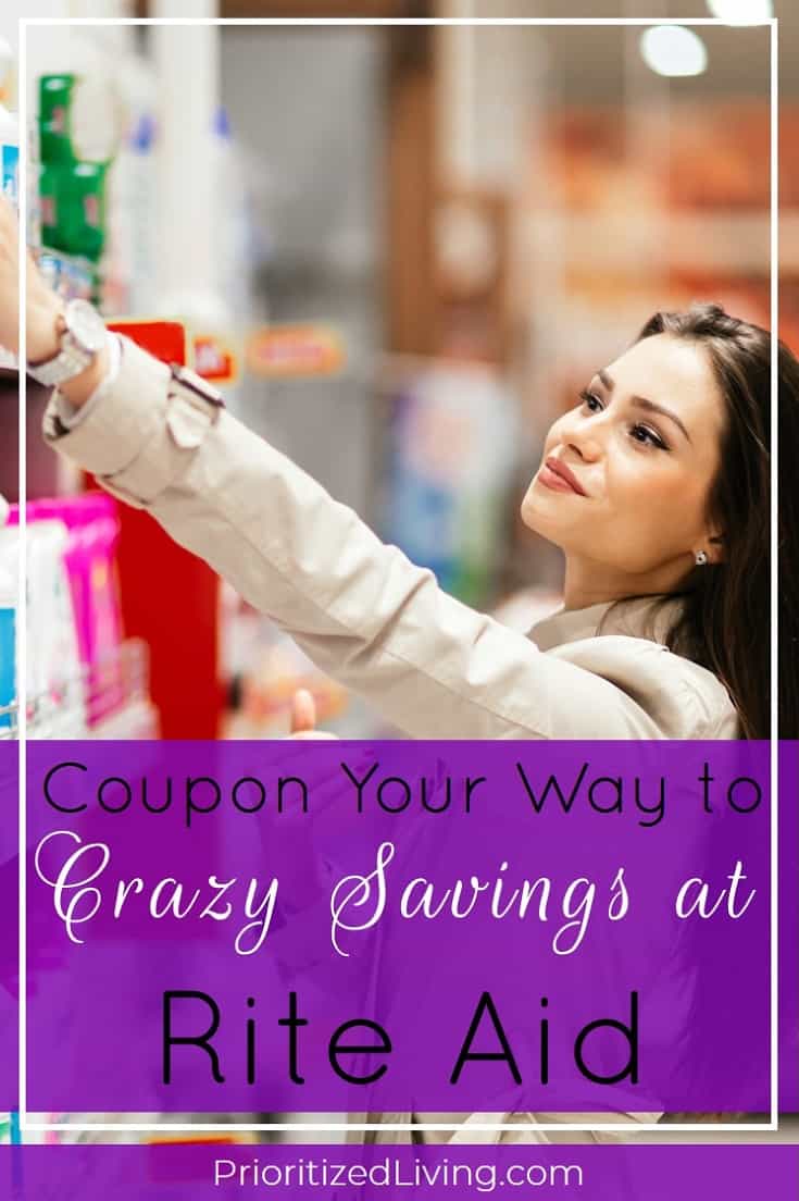 Want to play the drugstore game at Rite Aid? Here's your essential guide to couponing and saving big at the drugstore! | Coupon Your Way to Crazy Savings at Rite Aid | Prioritized Living