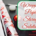 Wrapping Paper Storage Solutions