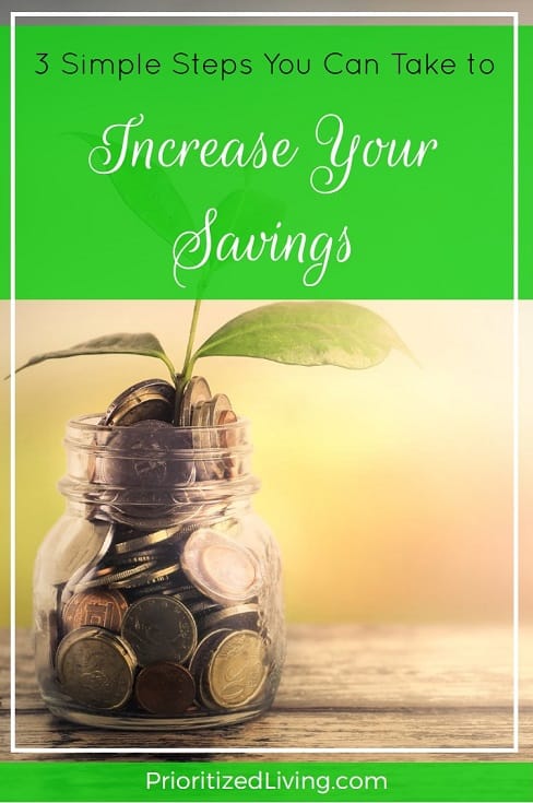 Who wouldn't love to boost her savings? And right now too? Here are three super easy ways you can rapidly increase your savings. -- Prioritized Living