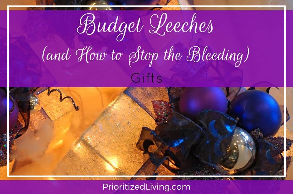 Budget Leeches and How to Stop the Bleeding - Gifts