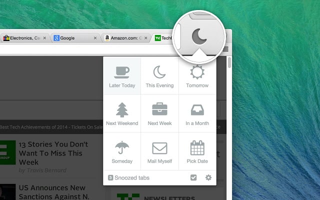 Chrome Extensions - Tab Snooze