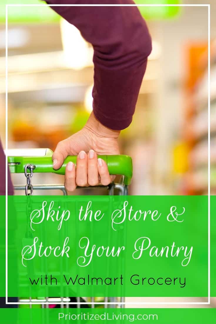 Thousands of groceries and household items . . . AND free pick-up? Yes, please! Learn how Walmart Grocery is taking the hassle out of your shopping trips. | Skip the Store & Stock Your Pantry with Walmart Grocery | Prioritized Living