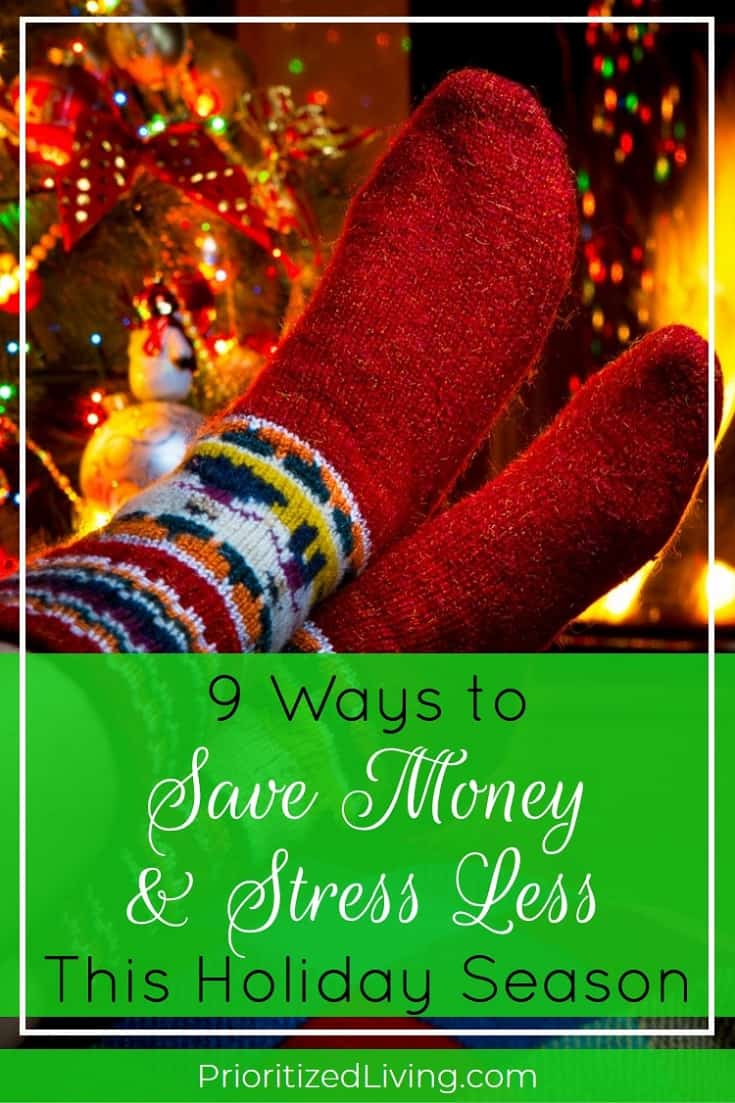 Got the Christmas blues? Try these nine tips for spending and stressing less, so you can actually enjoy the magic of the holiday season. | 9 Ways to Save Money and Stress Less This Holiday Season | Prioritized Living