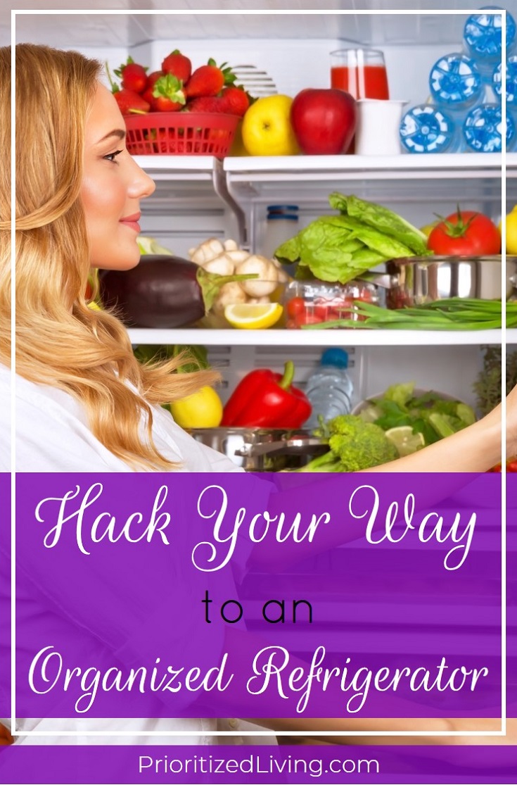 Getting your fridge organized -- and keeping it organized -- is surprisingly simple. With a few fundamental principles and the right tools, you can take your refrigerator from chaotic to organized in a snap. | Here's How to Hack Your Way to an Organized Refrigerator | Prioritized Living