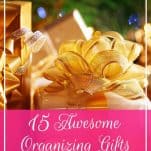 Ready to start shopping for the person in your life who craves organization? Here's your perfect holiday gift guide for awesome organizing solutions! | 15 Awesome Organizing Gifts to Give This Holiday Season | Prioritized Living