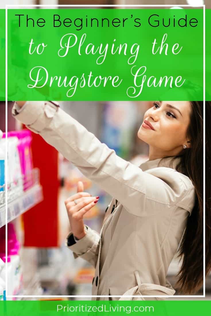 Want to get your drugstore finds at steep discounts or even for free? Playing the drugstore game is easier than you think! Here's how to get started. | The Beginner's Guide to Playing the Drugstore Game | Prioritized Living