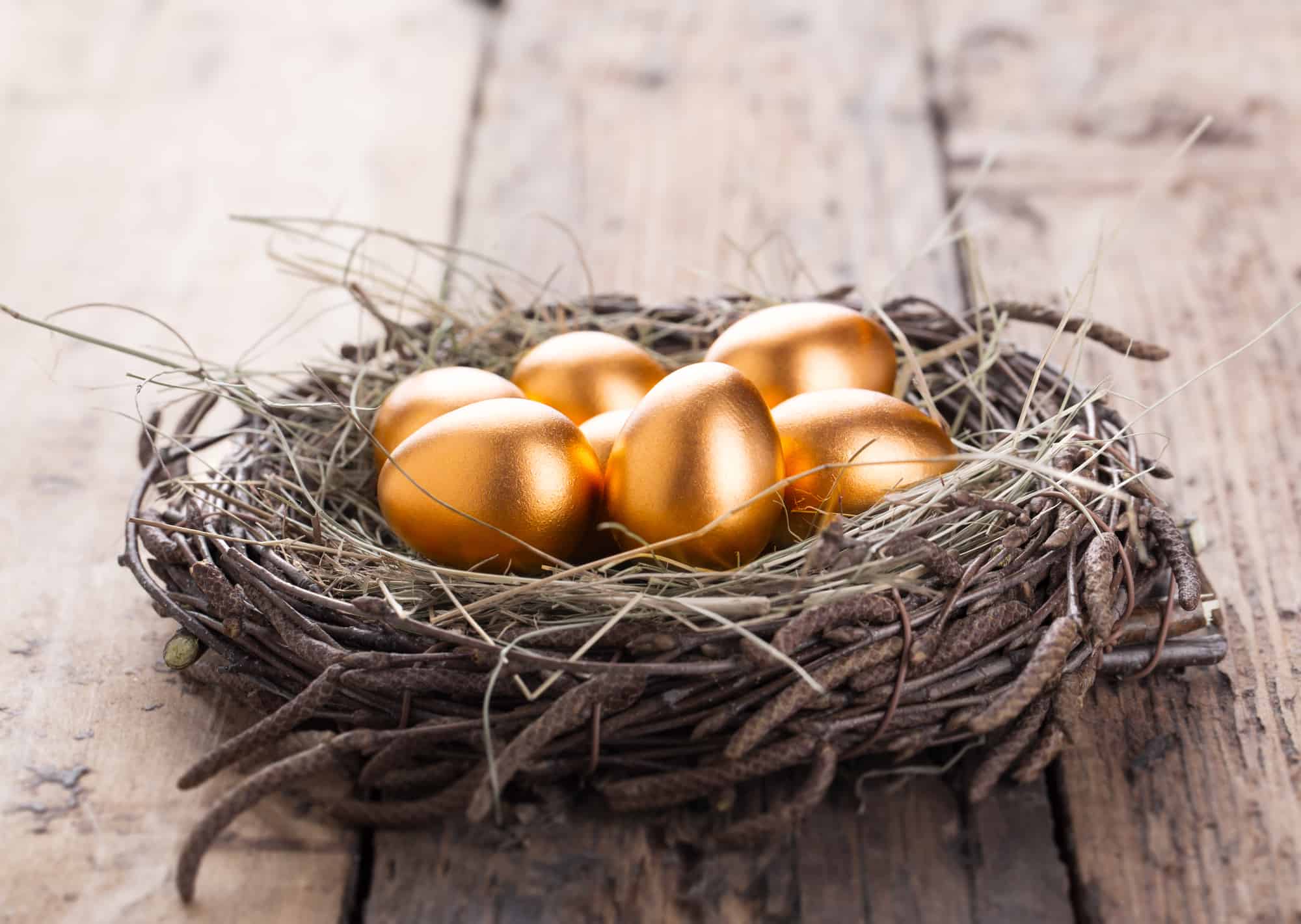 Gold eggs