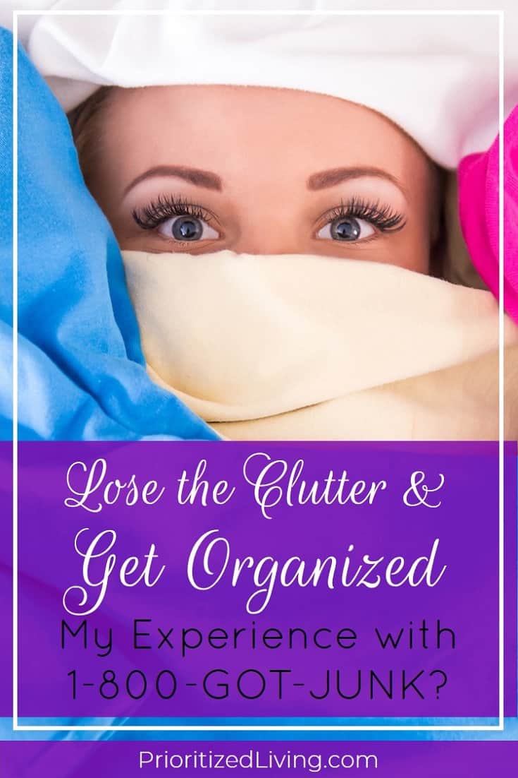 You want to unload the clutter in your home. But is a junk removal service right for you? My 1-800-GOT-JUNK? review tells you everything you need to know! | Lose the Clutter & Get Organized: My 1-800-GOT-JUNK? Experience | Prioritized Living