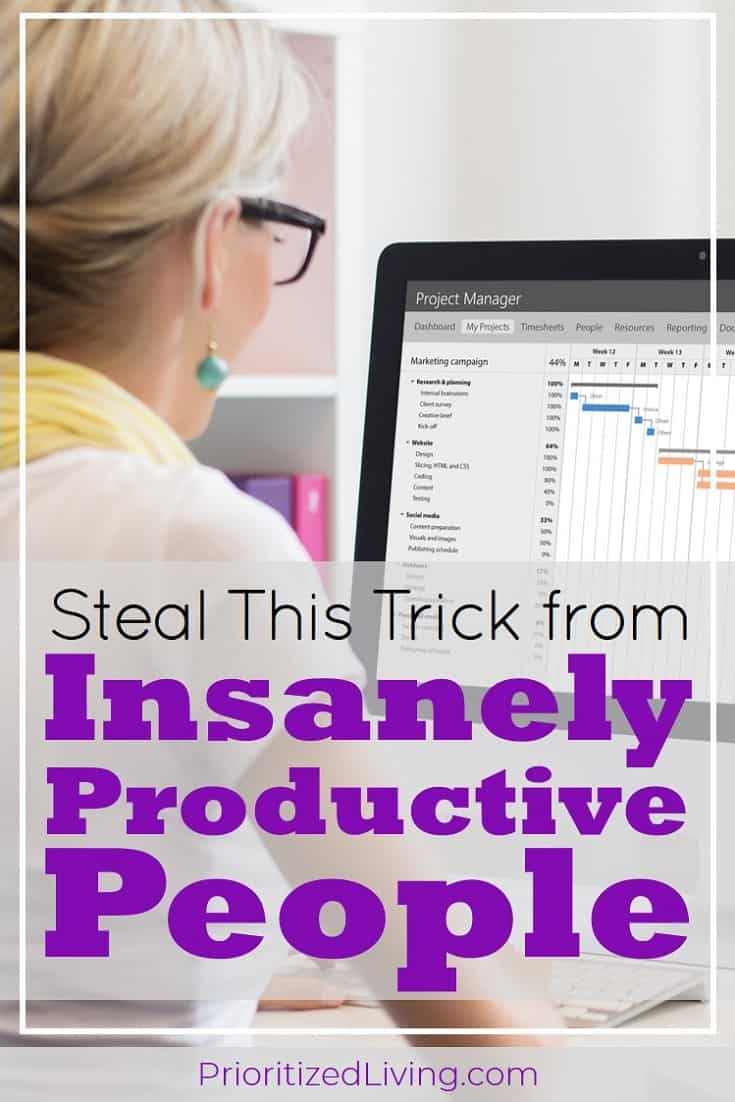 Looking for time management tips and productivity hacks? Task batching is king. Learn what it is, how it works, and how you can maximize your productivity. | Steal This Trick from Insanely Productive People | Prioritized Living