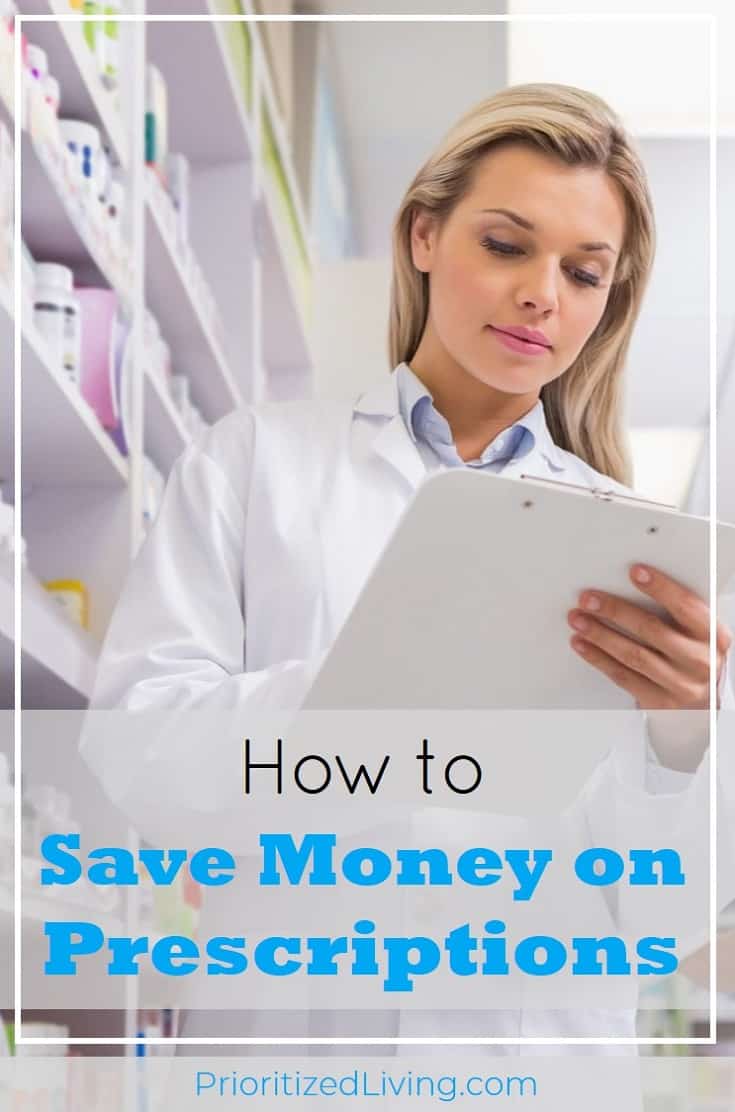 Want to know how to save money on prescriptions and save up bonus cash to cover unexpected medication costs? Try these smart tips to maximize your money! | How to Save Money on Prescriptions | Prioritized Living