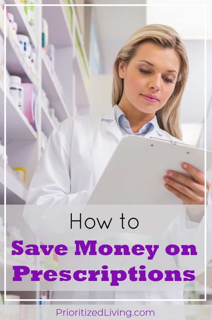 Want to know how to save money on prescriptions and save up bonus cash to cover unexpected medication costs? Try these smart tips to maximize your money! | How to Save Money on Prescriptions | Prioritized Living