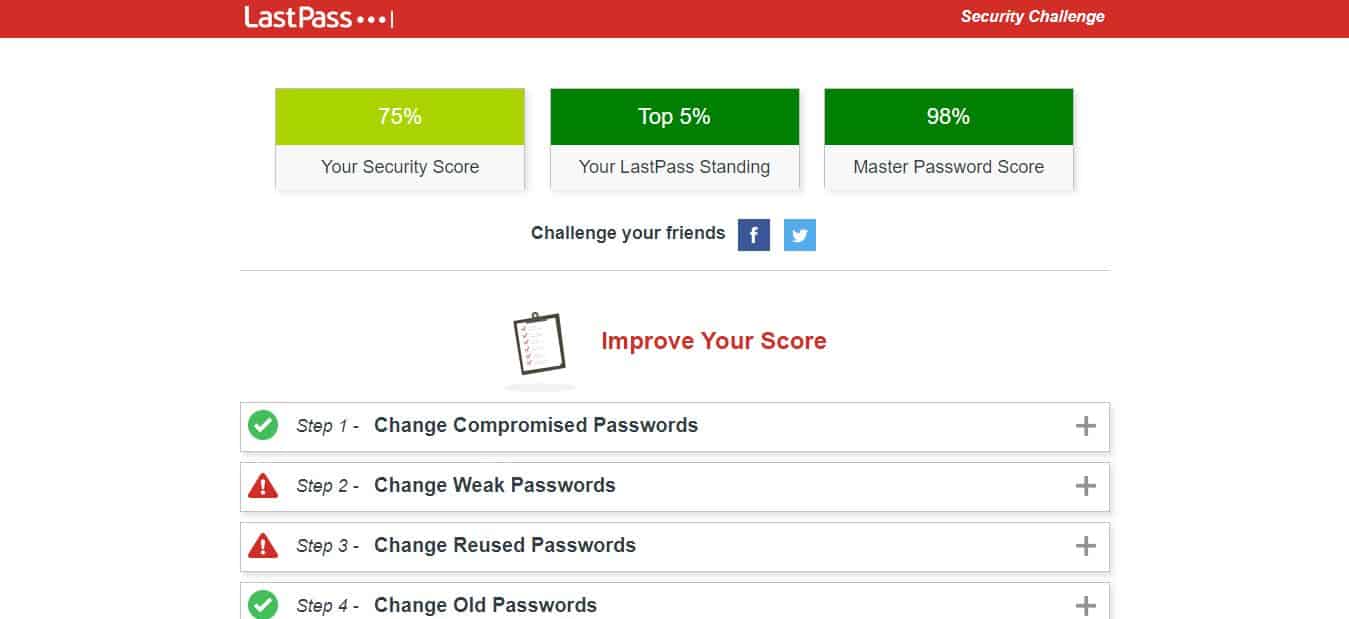 LastPass Security Challenge