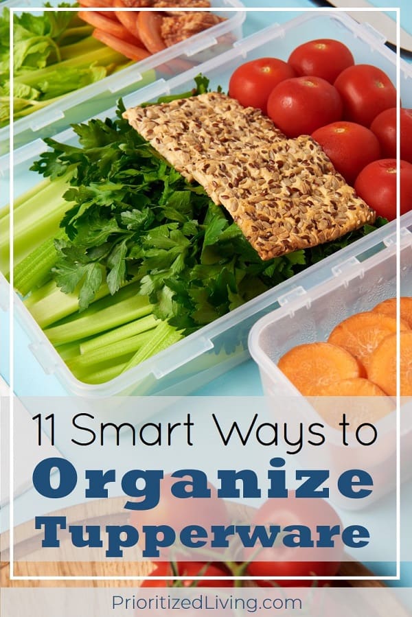 11 Smart Ways to Organize Tupperware & Food Storage Containers