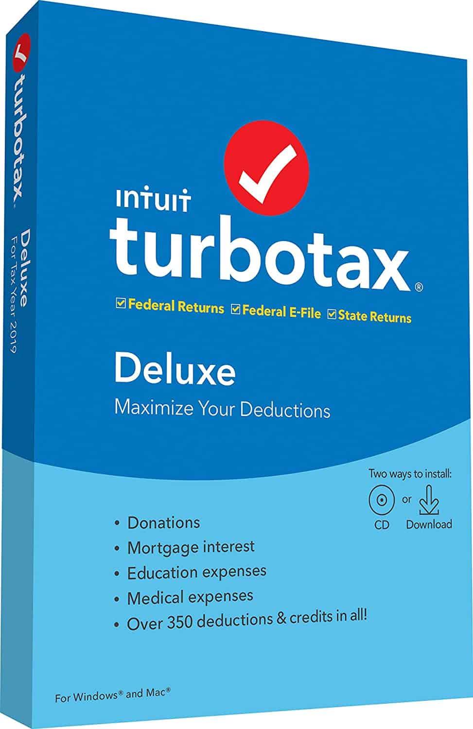 TurboTax Tax Software Deluxe + State